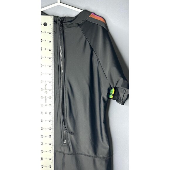 Humankind x Target Swimsuit Small Black Rainbow Pride One-Piece Unisuit - Picture 5 of 16